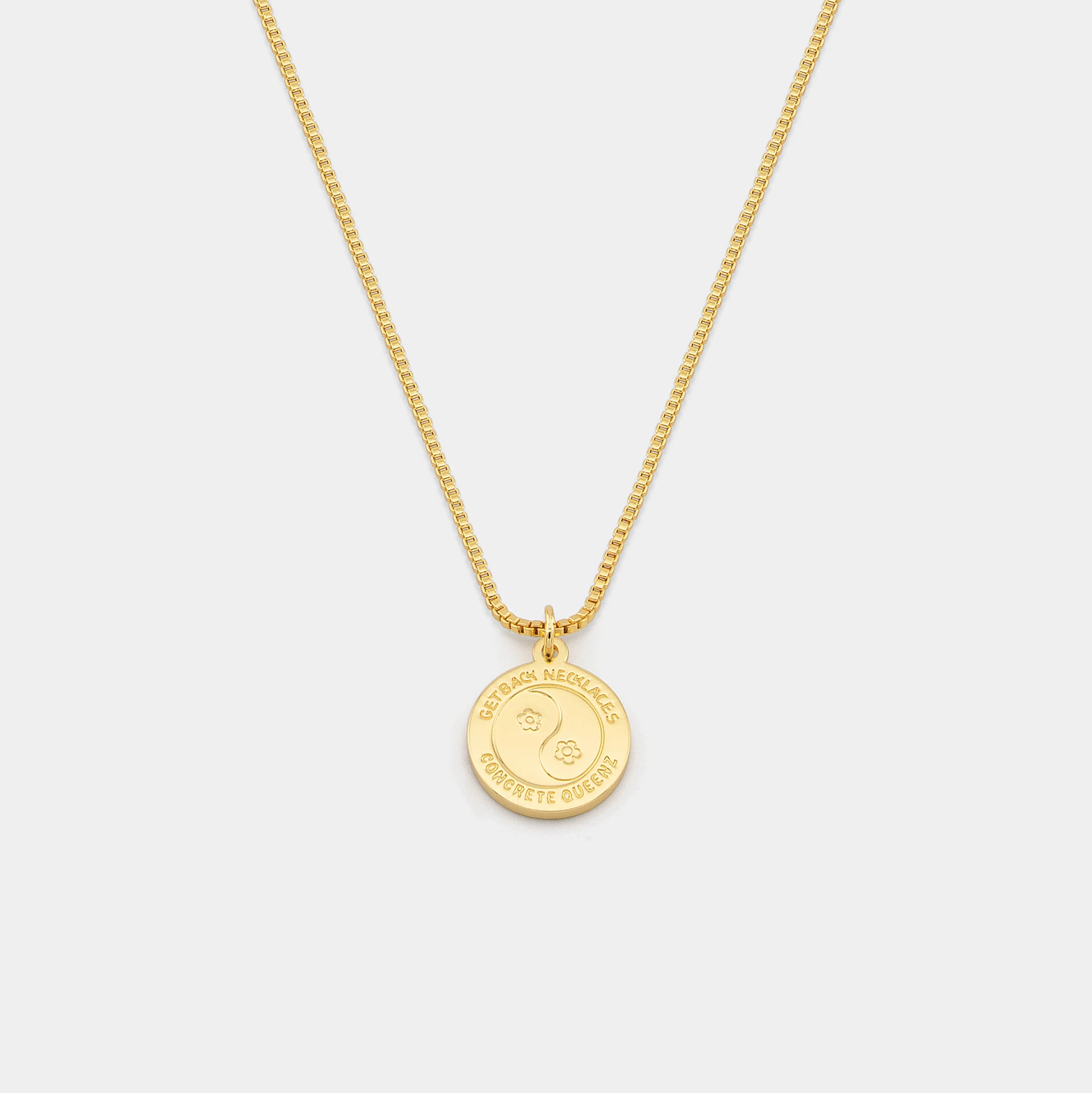 Concrete Queenz St. Christopher Necklace - Gold - Image 3