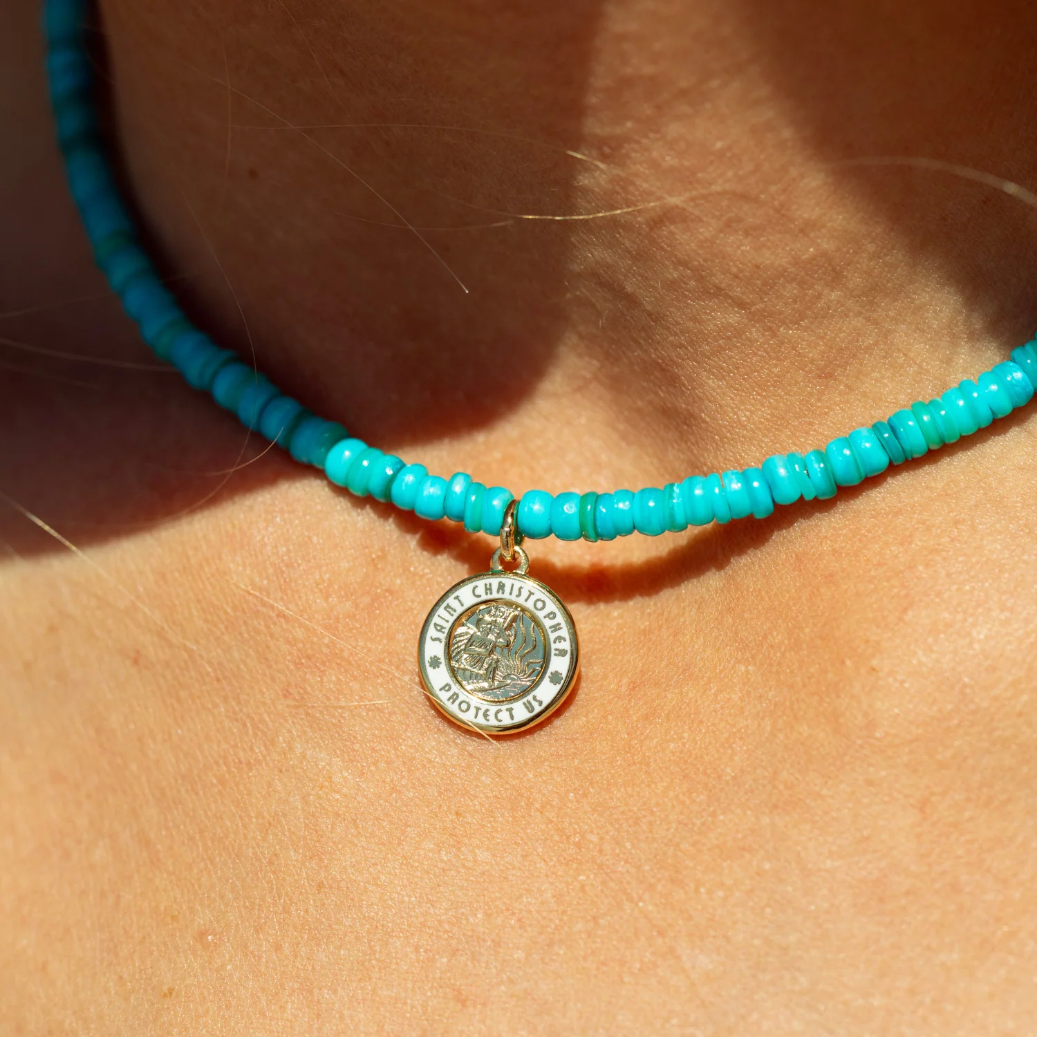Crystal Coast Beaded Choker - Gold - Image 5