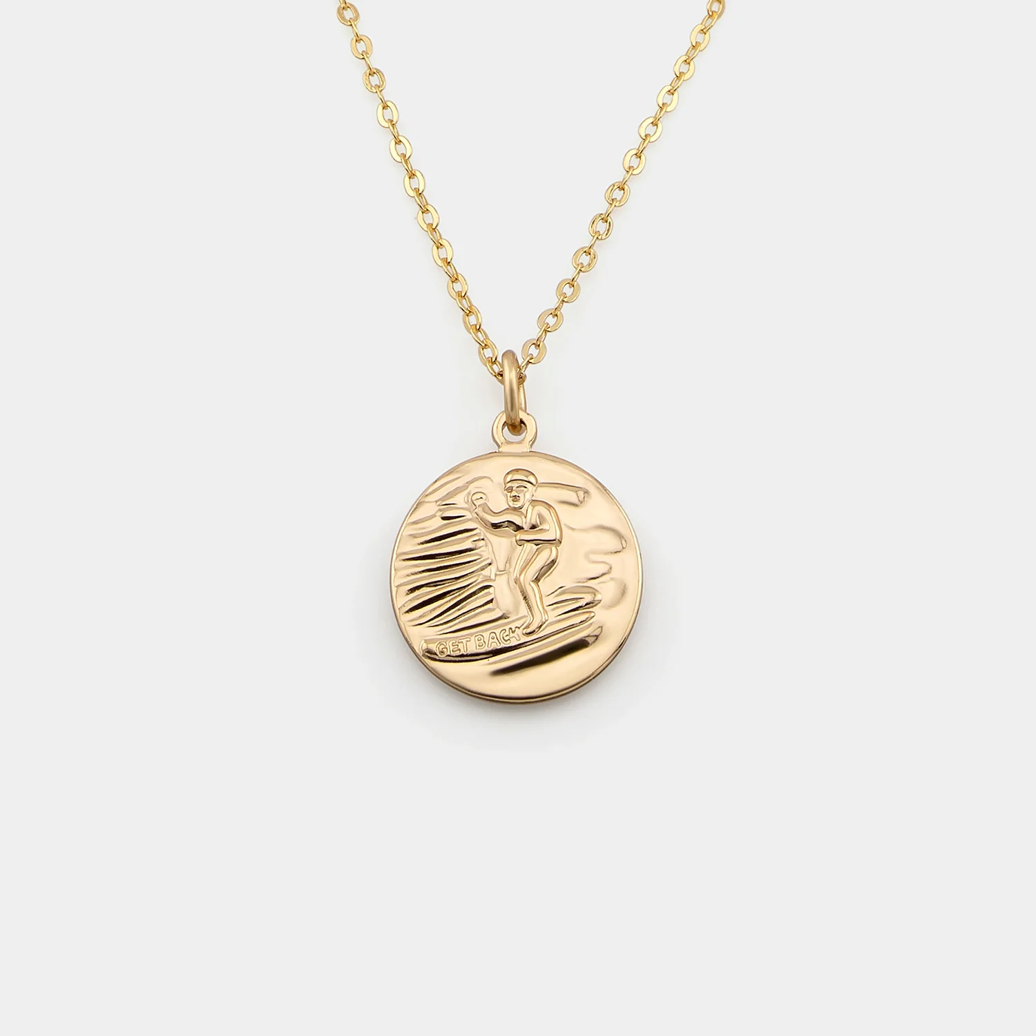 Medium - Gold / Baby Blue - Image 6