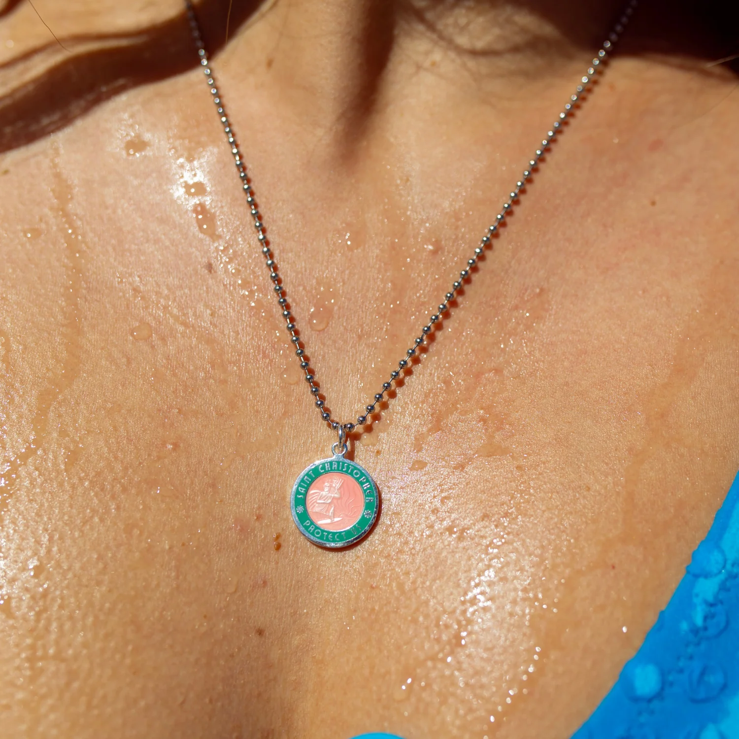Medium - Watermelon / Teal Green - Image 3
