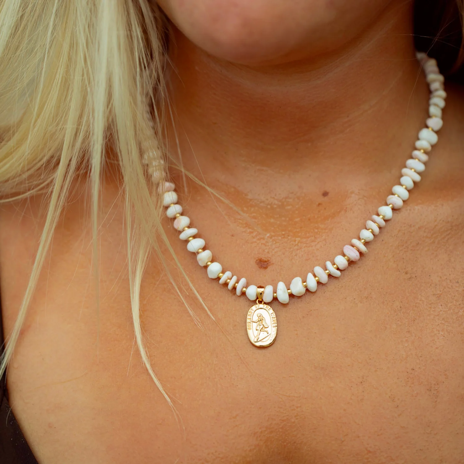 Our Lady of the Waves Beaded Necklace - Image 4