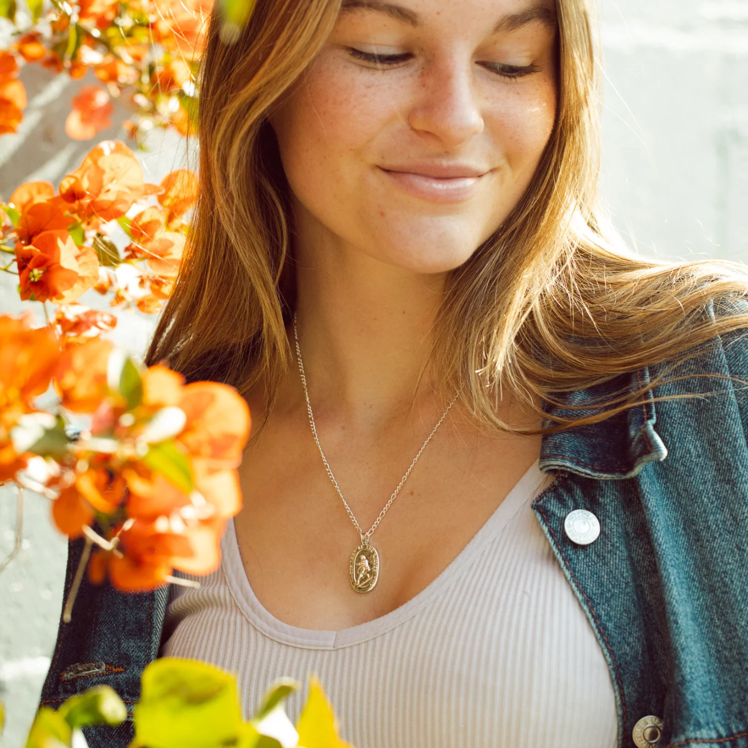 Our Lady of The Waves Necklace - Silver - Image 4