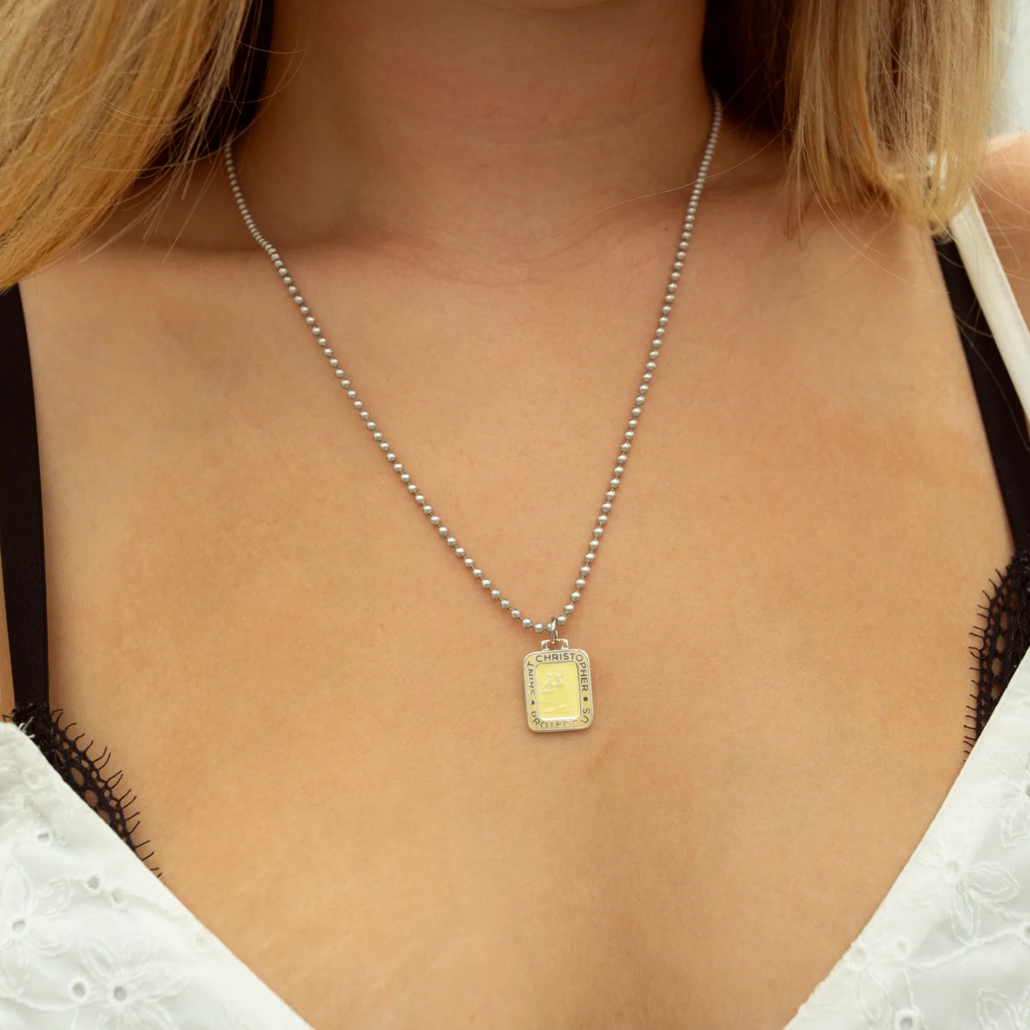 Rectangle St. Christopher - Sandy / Blonde - Image 3