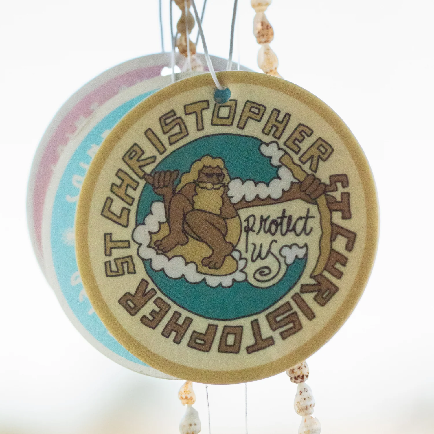 Retro St. Christopher Air Freshener - Image 3