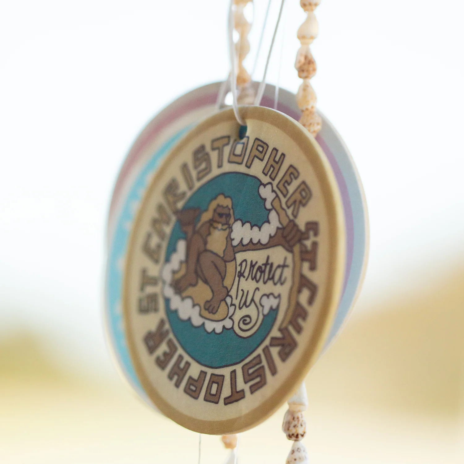 Retro St. Christopher Air Freshener - Image 4