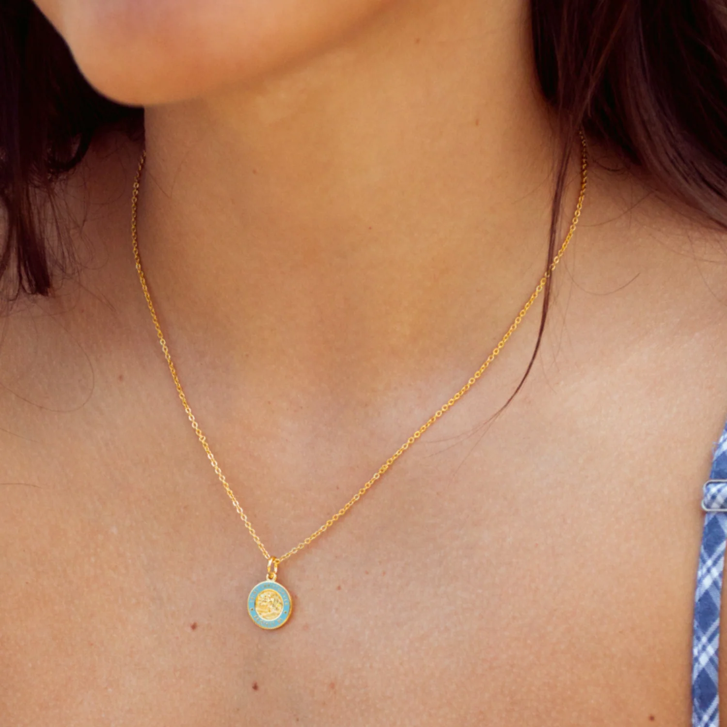 Small - Gold / Baby Blue - Image 5