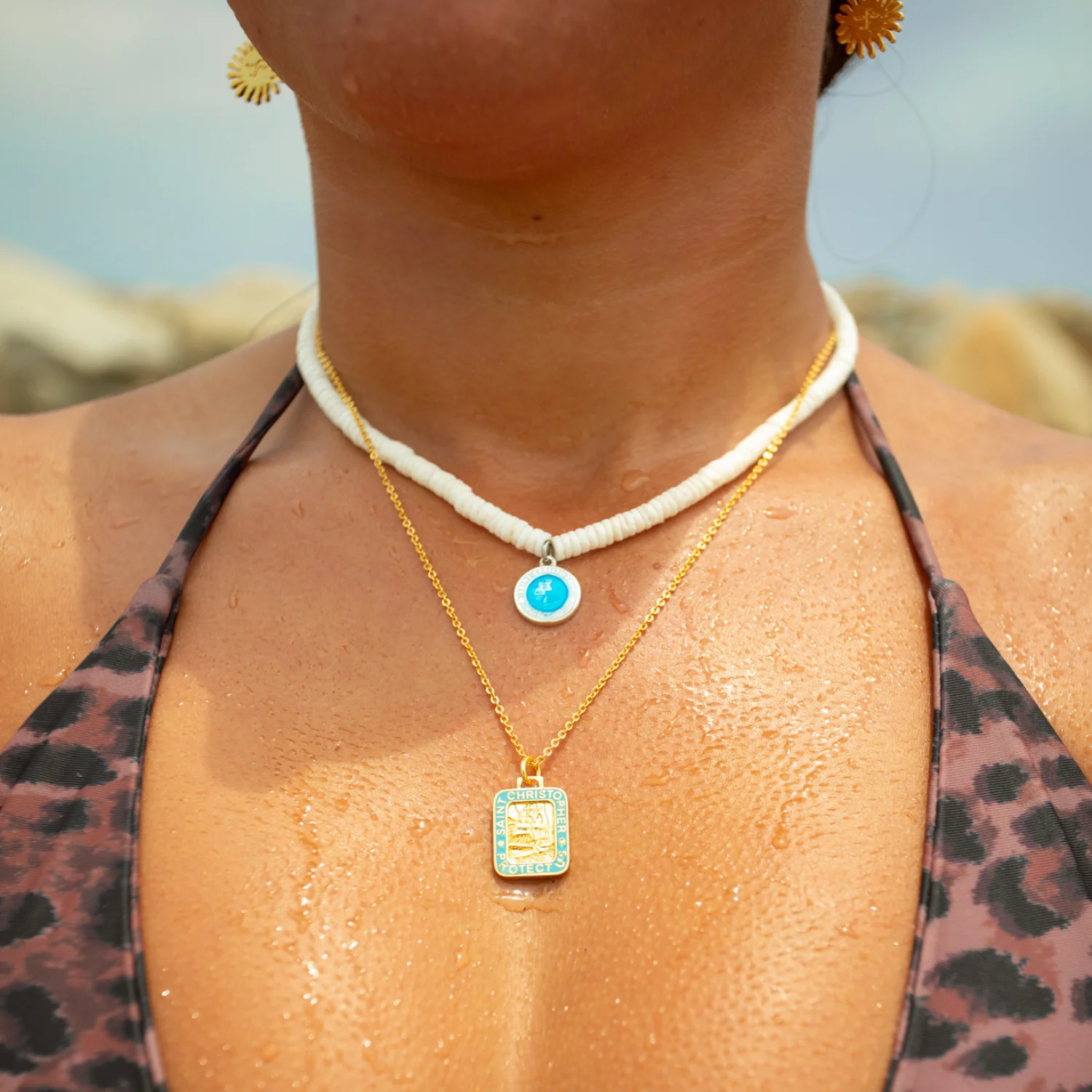 Sun Bleached Beaded Choker - Image 6