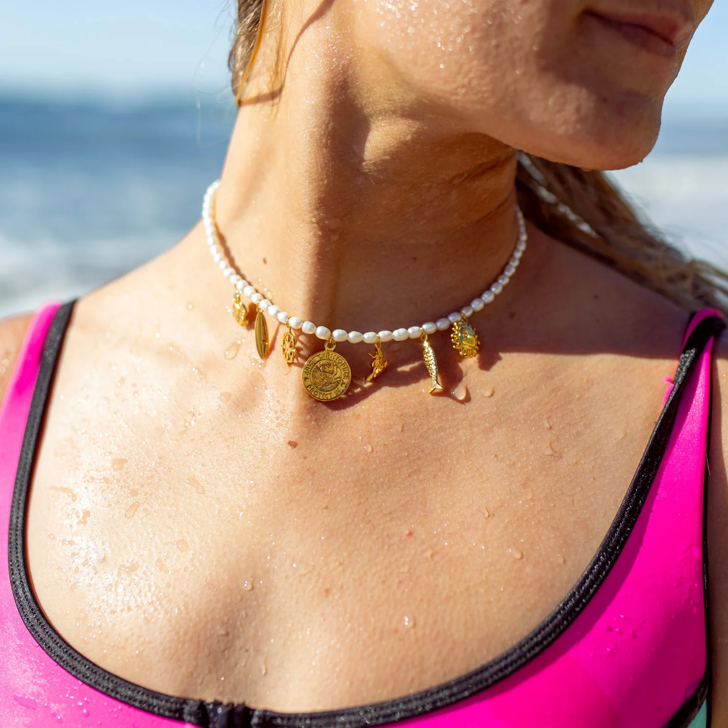 Surf Crush Charm Necklace - Image 3