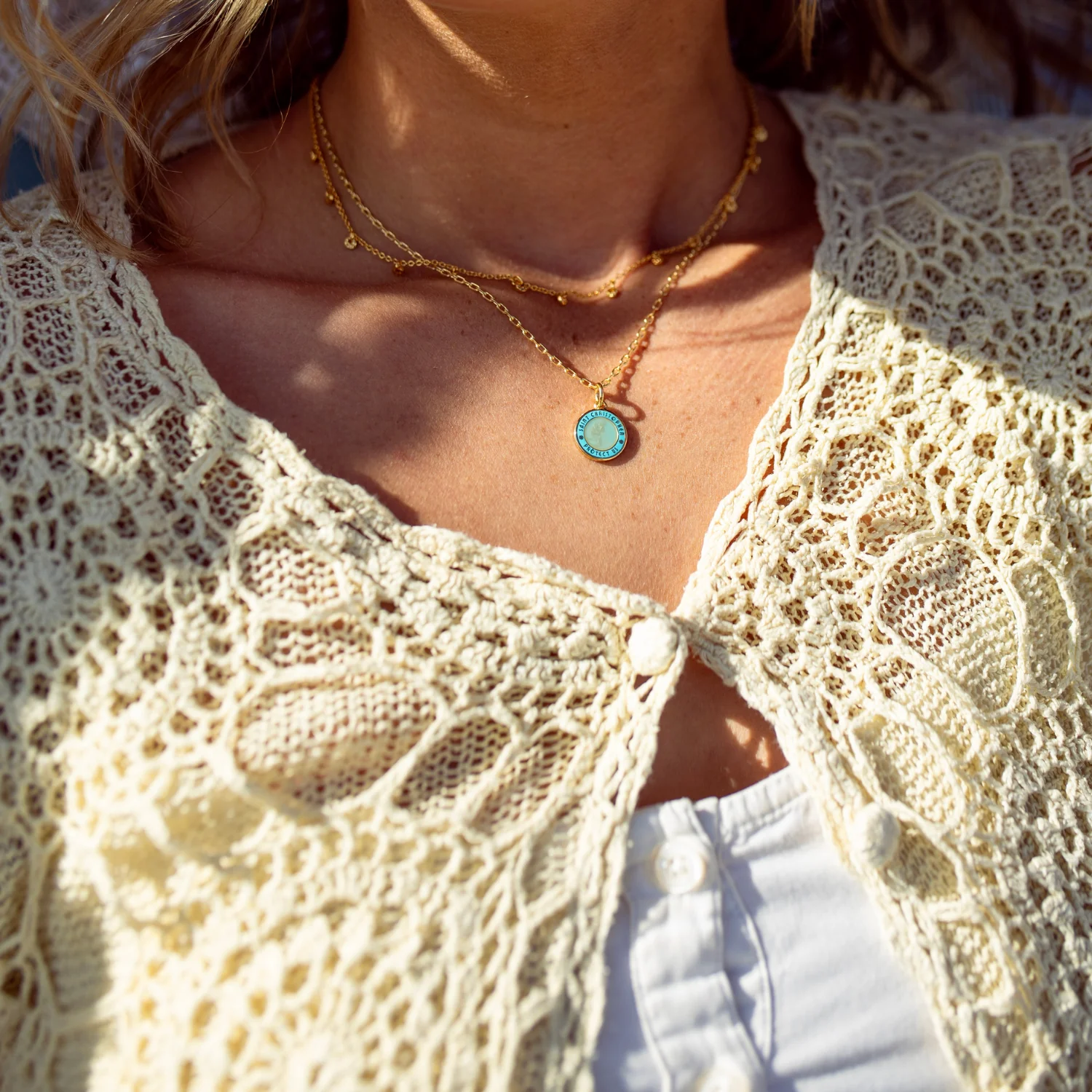 Small - Gold / Teal - Image 3