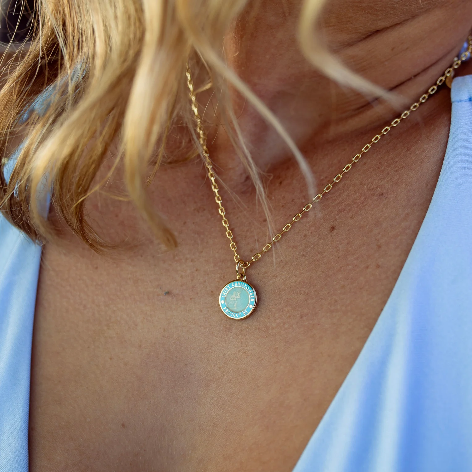 Small - Gold / Teal - Image 4